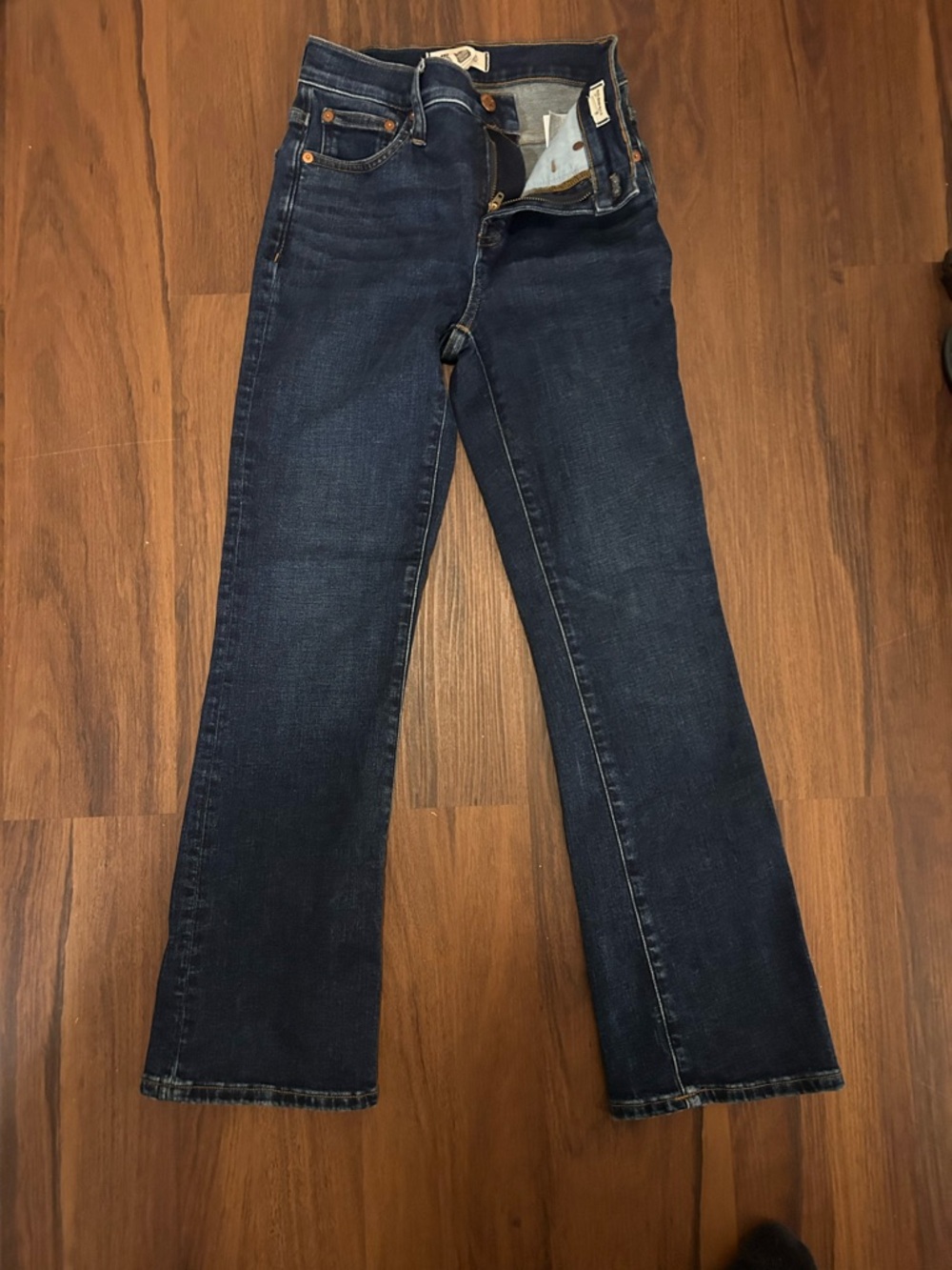 Madewell Dark Blue Bootcut Jeans